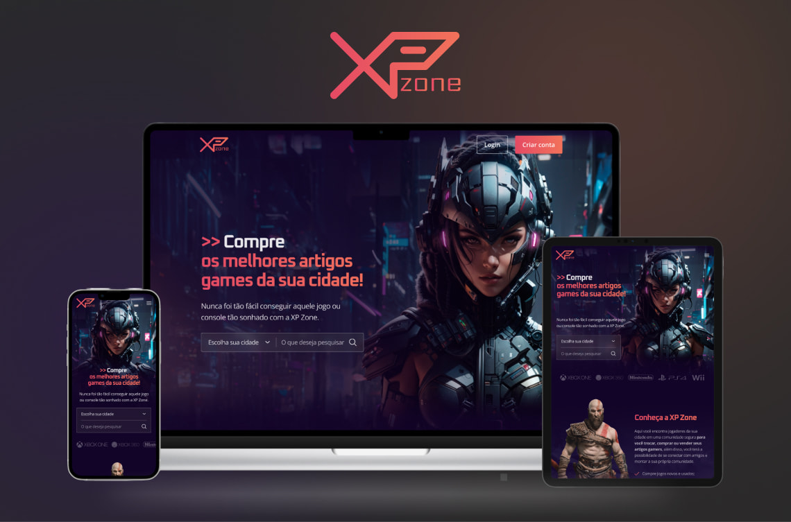 Capa do projeto XP Zone